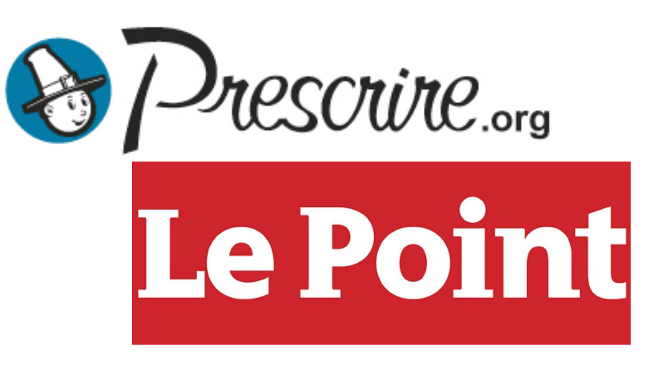 Logo de Prescrire et du Point